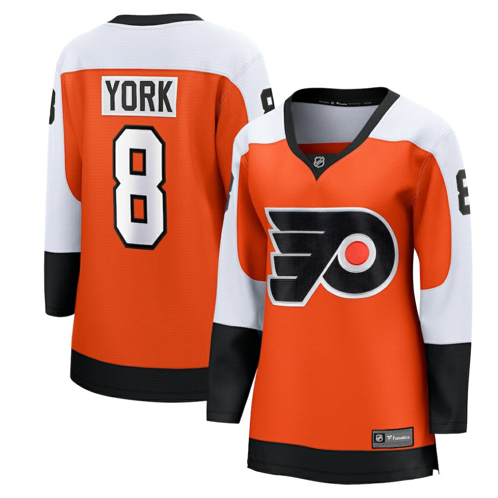 Cam York Philadelphia Flyers Fanatics Women's Home Breakaway Player Jersey Orange