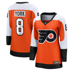 Cam York Philadelphia Flyers Fanatics Women's Home Breakaway Player Jersey Orange