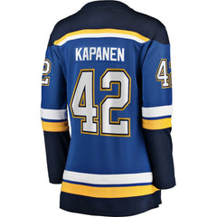 Kasperi Kapanen St. Louis Blues Fanatics Women's Home Breakaway Player Jersey Blue