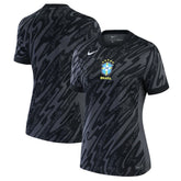 Brazil National Team Women's 2024 Goalkeeper Replica Stadium Jersey - Anthracite | Nike discount
