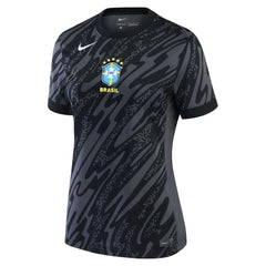 Brazil National Team Women's 2024 Goalkeeper Replica Stadium Jersey - Anthracite | Nike discount