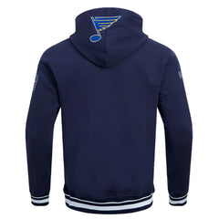 St. Louis Blues Pro Standard Retro Classic Fleece Pullover Hoodie Navy