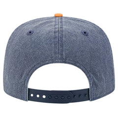 Houston Astros 1986 MLB All-Star Game Pigment Dye Golfer Snapback Hat - Navy/Orange | New Era