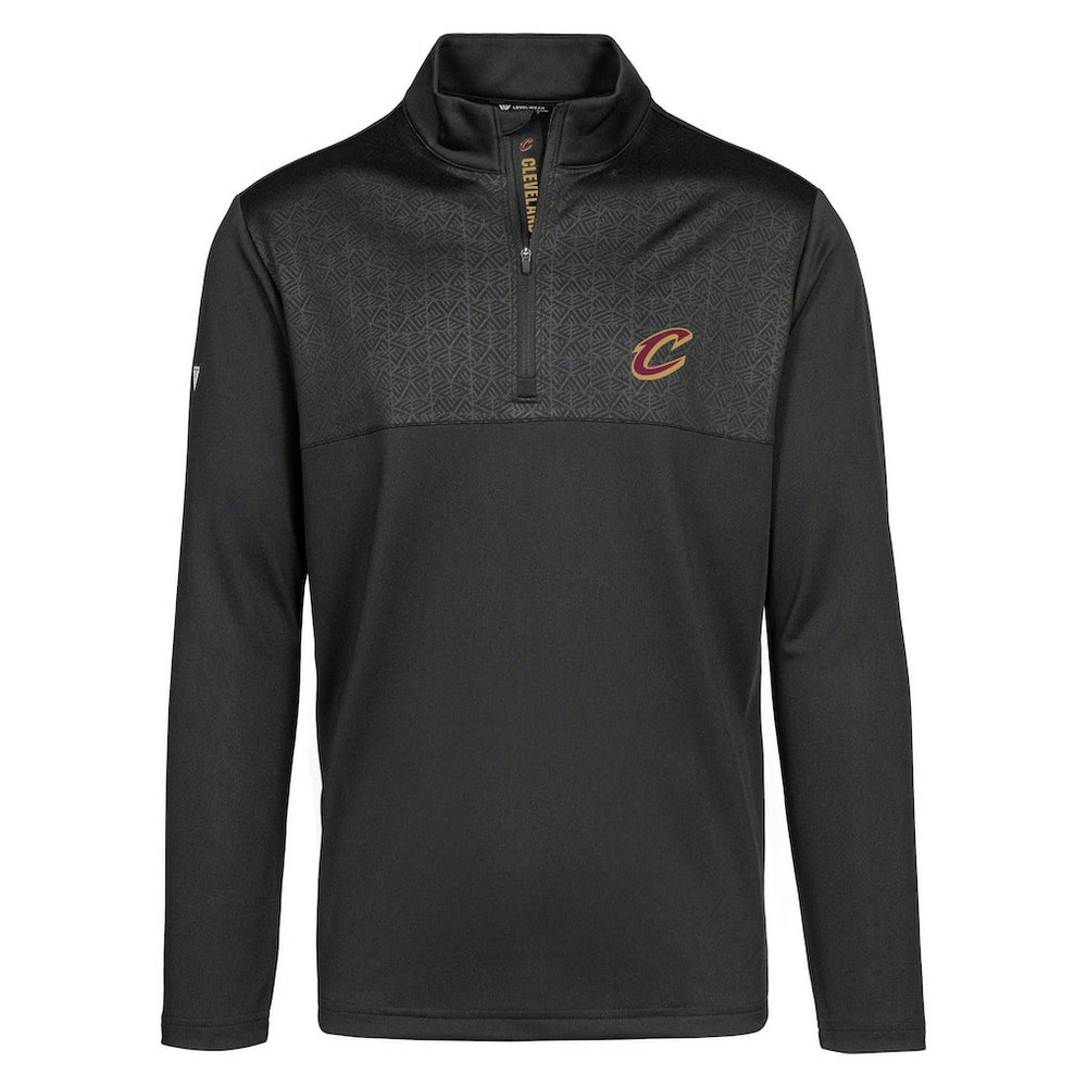 Cleveland Cavaliers Levelwear Truth Insignia Core Quarter-Zip Pullover Top sale - Black discount