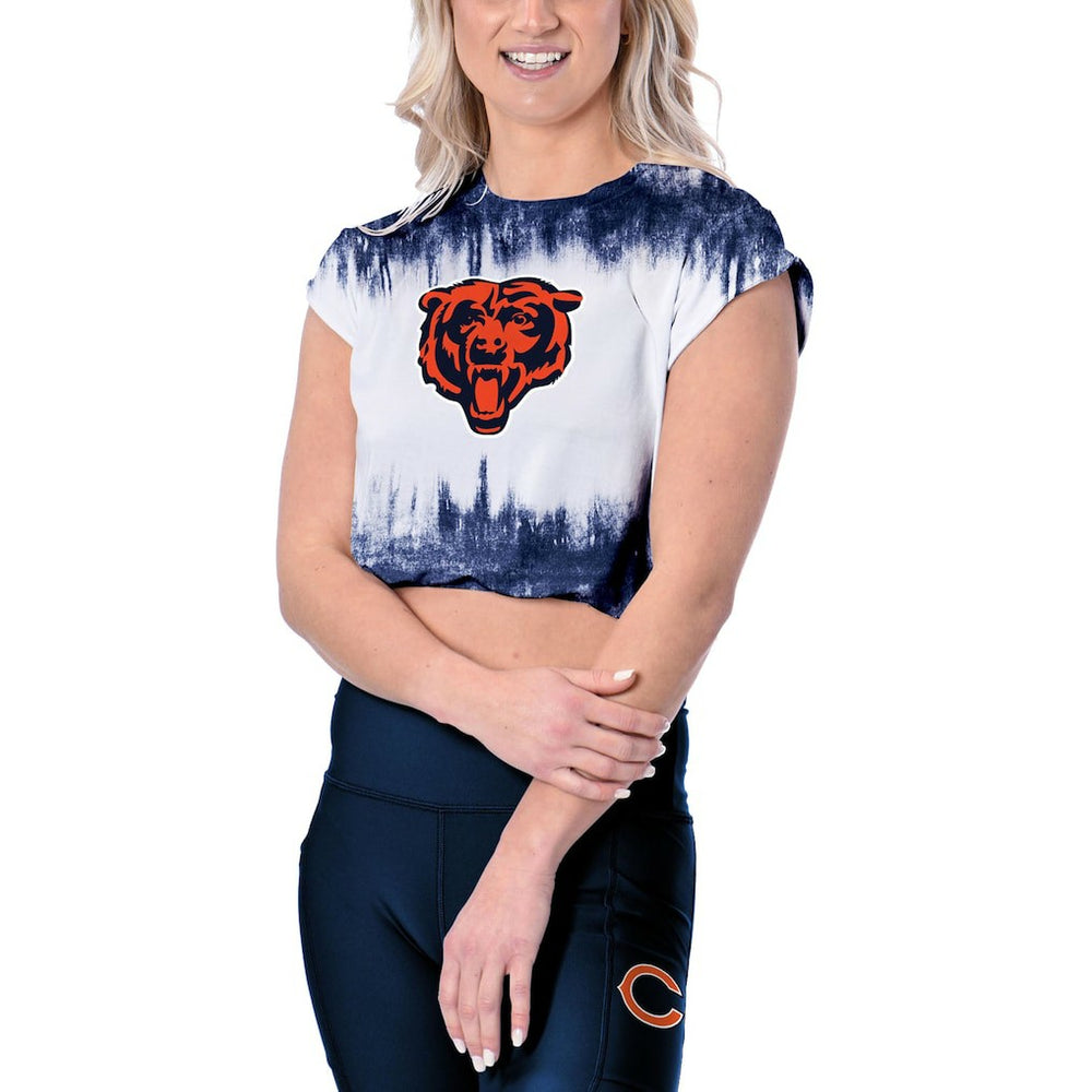 Chicago Bears Certo Women's Cropped Framework T-Shirt - White sale