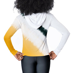Green Bay Packers Certo Women's Rundown Lightweight Pullover Hoodie - White sale