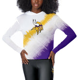 Minnesota Vikings Certo Women's Rundown Lightweight Pullover Hoodie - White cheap