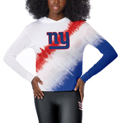 New York Giants Certo Women's Rundown Lightweight Pullover Hoodie - White outlet