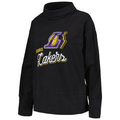Los Angeles Lakers Levelwear Women's Sunset Pullover Sweatshirt - Black discount