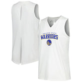 Golden State Warriors Levelwear Women's Paisley Peekaboo Tank Top sale - White sale