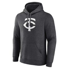 Minnesota Twins Personalized Monochrome Name & Number Pullover Hoodie - Charcoal