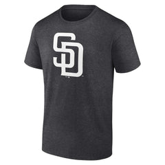 San Diego Padres Personalized Monochrome Name & Number T-Shirt - Charcoal
