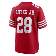 Darrell Luter Jr. San Francisco 49ers Game Jersey - Scarlet | Nike cheap