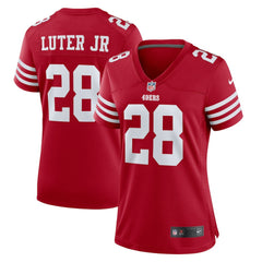 Darrell Luter Jr. San Francisco 49ers Women's Game Jersey - Scarlet | Nike on sale