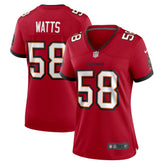 Markees Watts Tampa Bay Buccaneers Women's Game Jersey - Red | Nike on sale