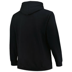 Pittsburgh Penguins Profile Big & Tall Arch Over Logo Pullover Hoodie Black