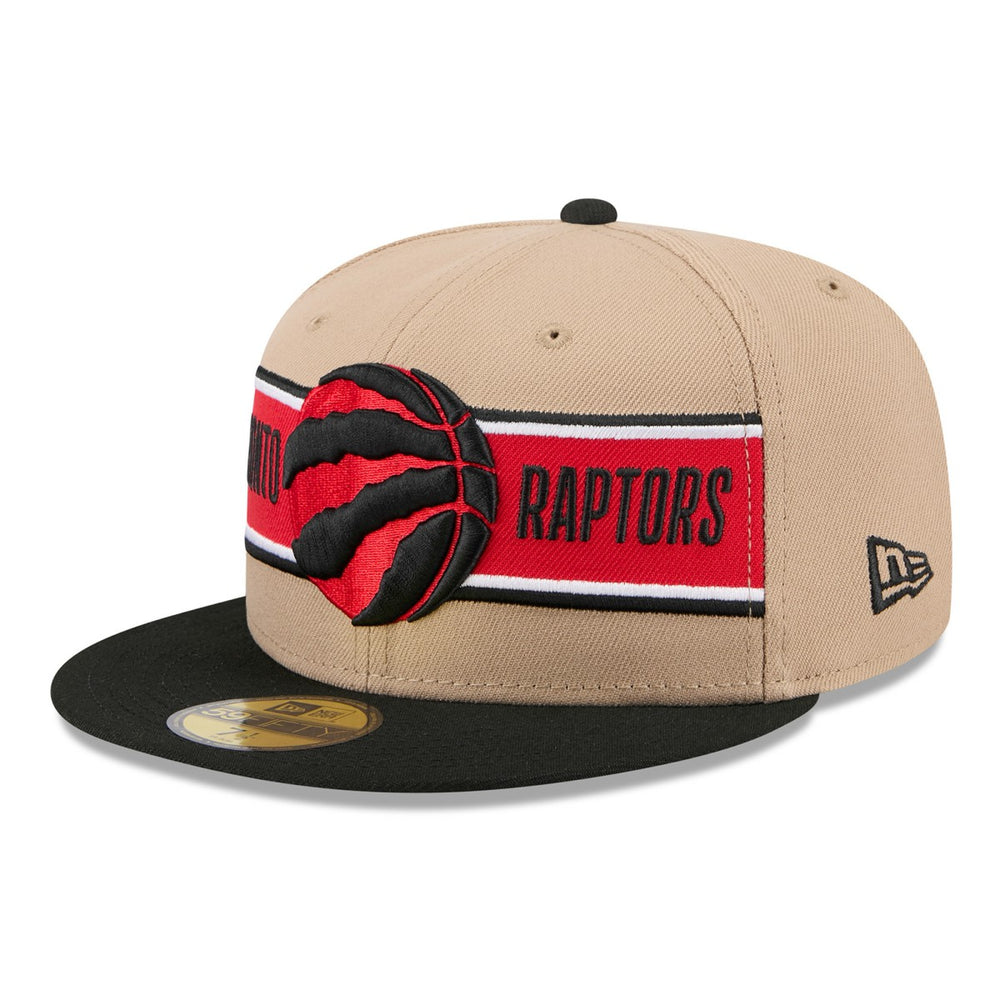 Toronto Raptors 2024 NBA Draft 59FIFTY Fitted Hat - Tan/Black | New Era for sale