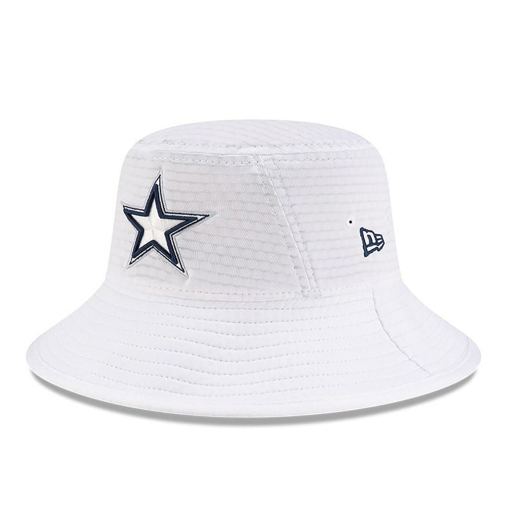 Dallas Cowboys New Era 2024 NFL Training Camp Stretch Bucket Hat - White online