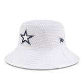 Dallas Cowboys New Era 2024 NFL Training Camp Stretch Bucket Hat - White online