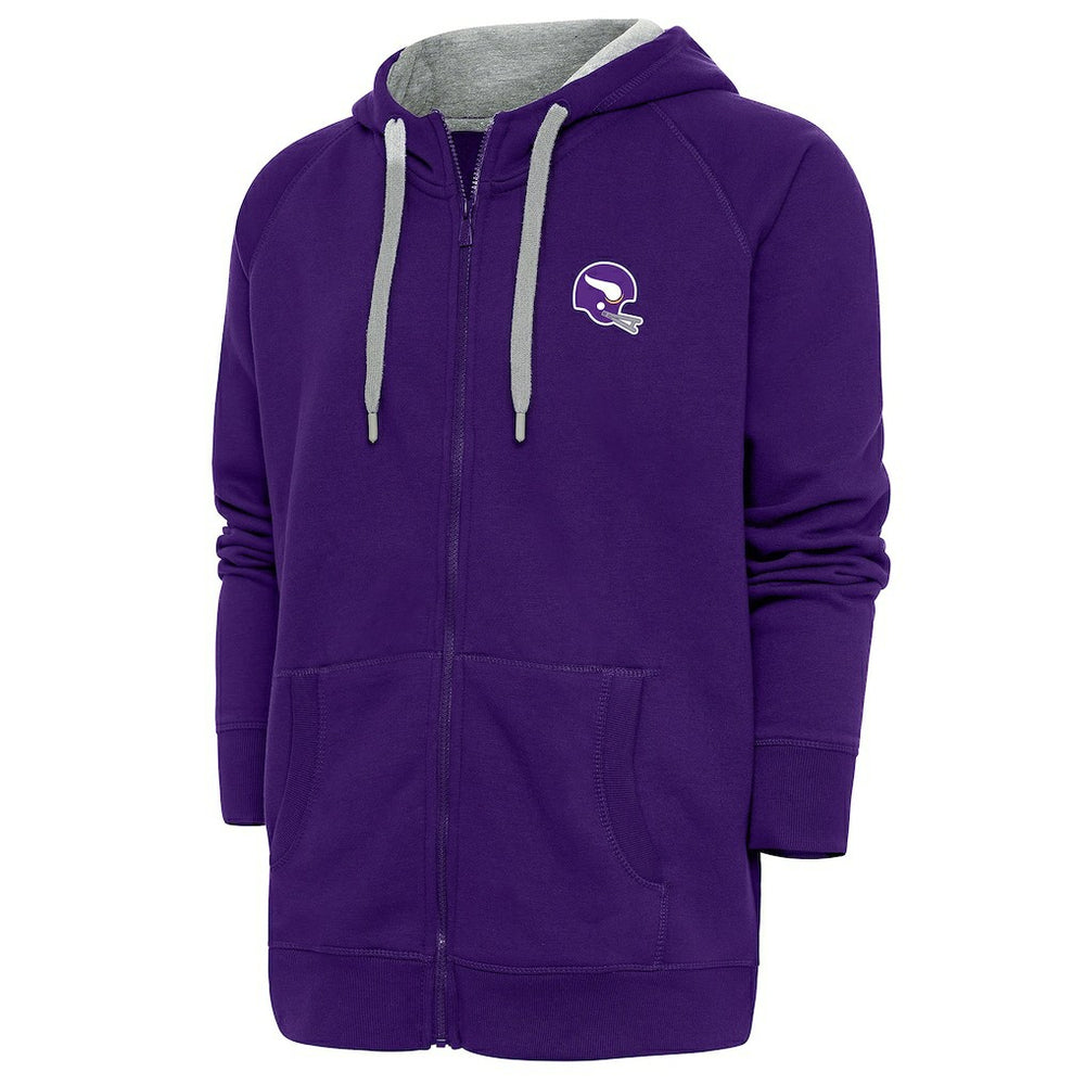 Minnesota Vikings Antigua Victory Full-Zip Hoodie - Purple discount