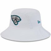 Jacksonville Jaguars New Era Youth 2024 NFL Training Camp Bucket Hat - White online