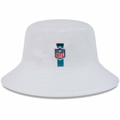 Jacksonville Jaguars New Era Youth 2024 NFL Training Camp Bucket Hat - White online