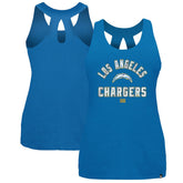 Los Angeles Chargers New Era Women's 2024 NFL Training Camp Tank Top - Powder Blue cheap
