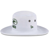 Green Bay Packers New Era 2024 NFL Training Camp Panama Bucket Hat - White online