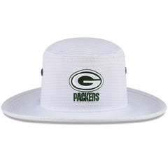 Green Bay Packers New Era 2024 NFL Training Camp Panama Bucket Hat - White online