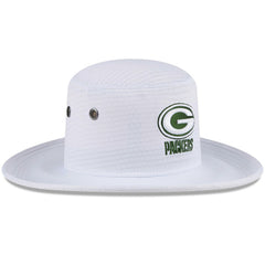 Green Bay Packers New Era 2024 NFL Training Camp Panama Bucket Hat - White online