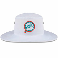 Miami Dolphins New Era 2024 NFL Training Camp Panama Bucket Hat - White online