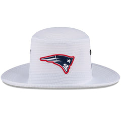 New England Patriots New Era 2024 NFL Training Camp Panama Bucket Hat - White outlet