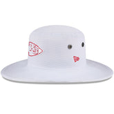 Kansas City Chiefs New Era 2024 NFL Training Camp Panama Bucket Hat - White on sale