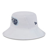 Tennessee Titans New Era 2024 NFL Training Camp Stretch Bucket Hat - White for sale
