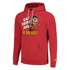 Kansas City Chiefs Homage Unisex Holiday Raglan Tri-Blend Pullover Hoodie - Red outlet