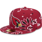 Arizona Cardinals New Era Paisley 59FIFTY Fitted Hat - Cardinal sale