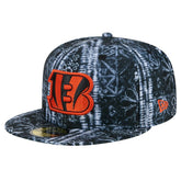 Cincinnati Bengals New Era Shibori 59FIFTY Fitted Hat - Black cheap