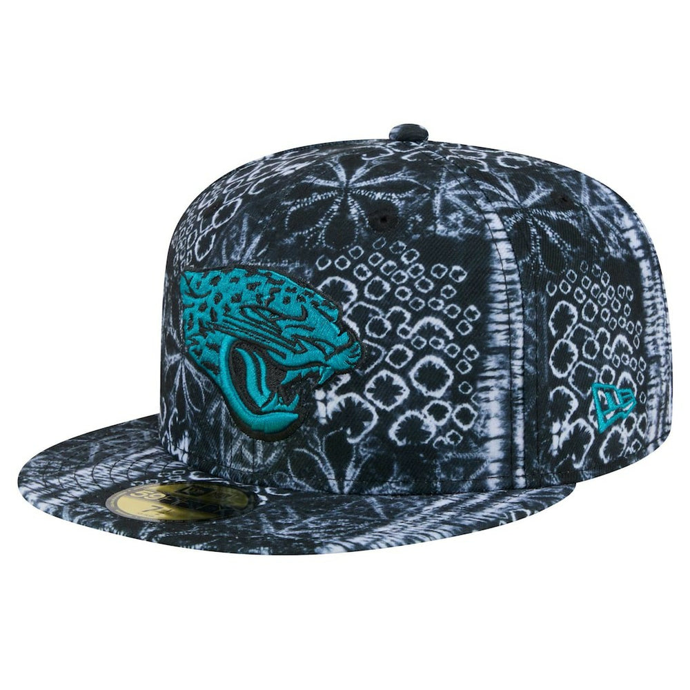 Jacksonville Jaguars New Era Shibori 59FIFTY Fitted Hat - Black discount