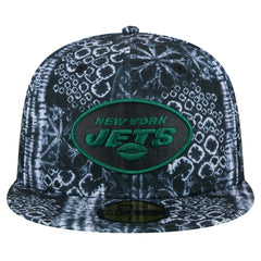 New York Jets New Era Shibori 59FIFTY Fitted Hat - Black for sale