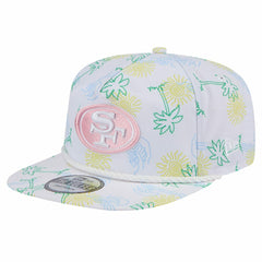 San Francisco 49ers New Era Vacay Golfer Snapback Hat - White outlet