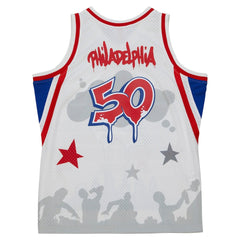 Philadelphia 76ers x Tats Cru Hardwood Classics Fashion Jersey sale - White | Mitchell & Ness shop