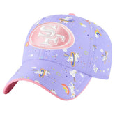 San Francisco 49ers '47 Girls Preschool Unicorn Clean Up Adjustable Hat - Lavender sale