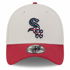 Chicago White Sox 2024 Fourth of July 39THIRTY Flex Hat - Khaki/Red | New Era