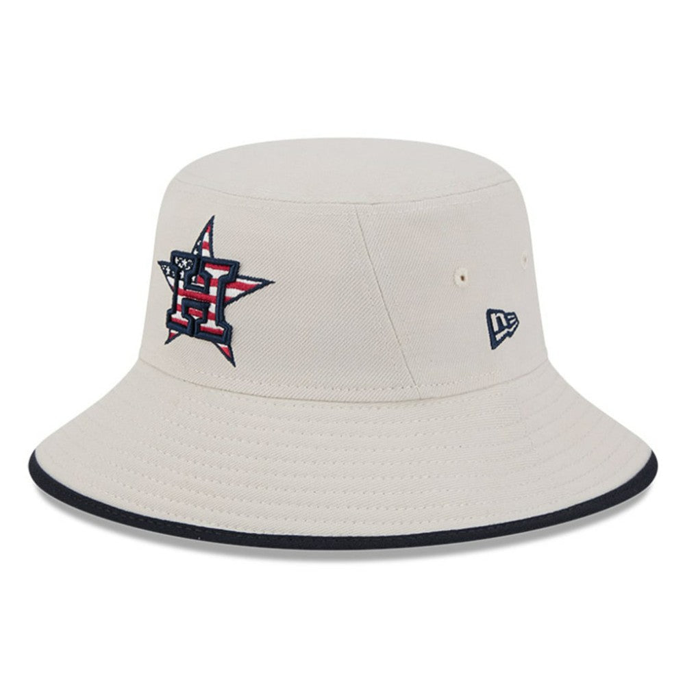 Houston Astros 2024 Fourth of July Bucket Hat - Khaki | New Era