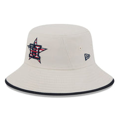 Houston Astros 2024 Fourth of July Bucket Hat - Khaki | New Era