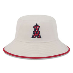 Los Angeles Angels 2024 Fourth of July Bucket Hat - Khaki | New Era
