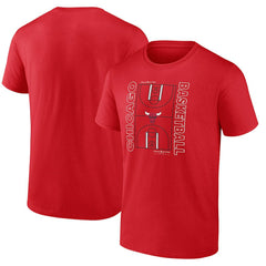 Chicago Bulls Michelob Ultra Full Court T-Shirt - Red for sale