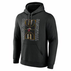 Miami Heat Michelob Ultra Full Court Pullover Hoodie - Black on sale