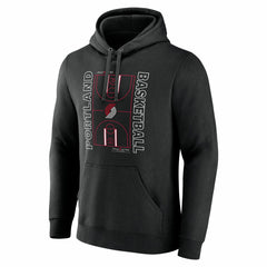 Portland Trail Blazers Michelob Ultra Full Court Pullover Hoodie - Black cheap