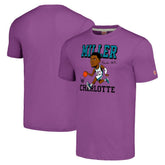 Brandon Miller Charlotte Hornets Homage Caricature Tri-Blend T-Shirt - Purple discount